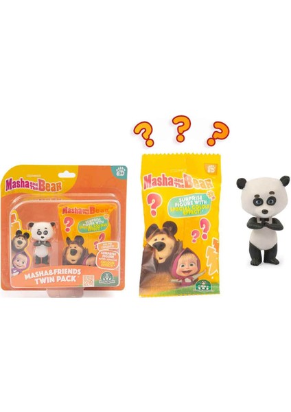 Masha ile Koca Ayı 2’li Figür Paketi Panda