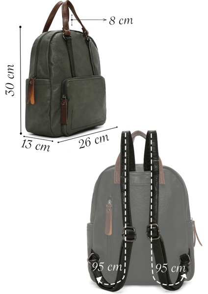 Kadın Haki Casual Sırt Çantası 25WBD249718 fiyatları