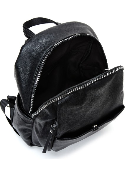 Kadın Siyah Casual Sırt Çantası 25WBD2488FT