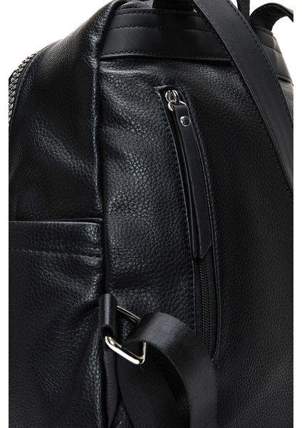 Kadın Siyah Casual Sırt Çantası 25WBD2488FT