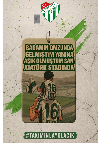 Bursaspor Lisanslı Araç Kokusu