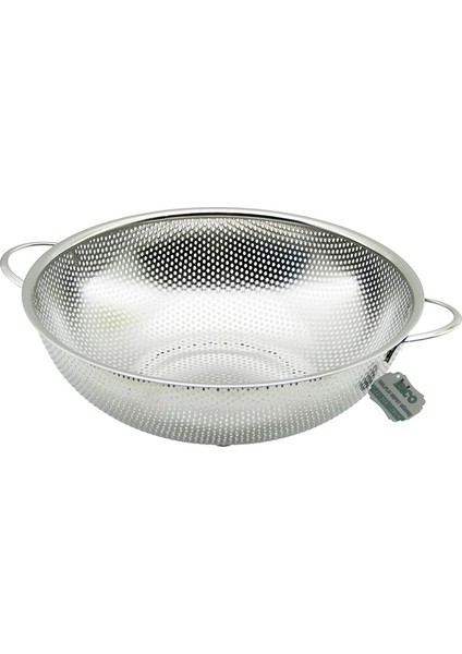 28CM Metal Kulplu Çelik Sepet Süzgeç Ince Tel Ayaklı
