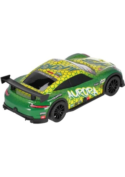 1:20 Işıklı ve Sesli Aurora Yarış Arabası Sarı modelleri