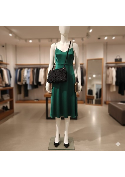 El İşi Örgü Siyah Çanta indirimleri