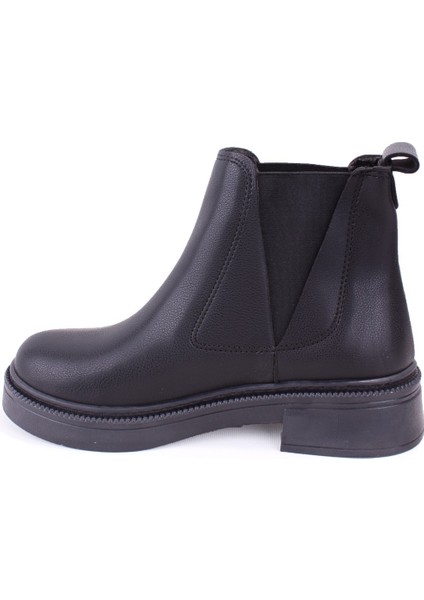DZA07-1275071 Siyah Günlük Düz Topuk Kadın Bot modelleri