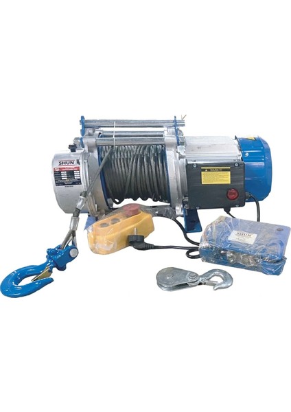 1500 kg Profesyonel 220 Volt 30 Metre Vinç - 1,5 Ton 30 Metre