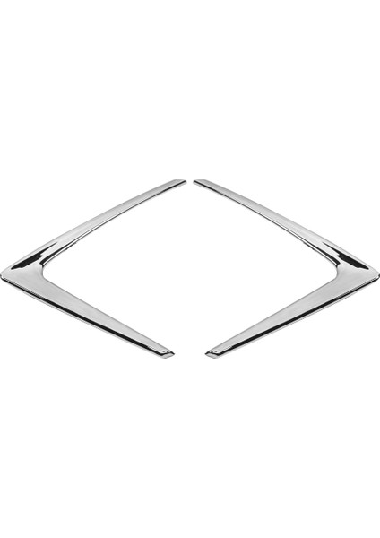 Vezel 2014-2019 Için Krom Far Ön Lambası Üç Köşeli Trim Kapak Kalıbı Şekillendirme Çerçeve Kapağı Süslemesi (Yurt Dışından)