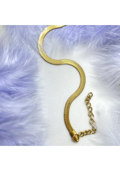 Italyan Zincir Çelik Bileklik