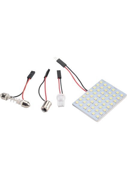 Beyaz 1210 Smd 48 LED Araç Iç Tavan Lambası Paneli T10 BA9S Festoon ile (Yurt Dışından) modelleri