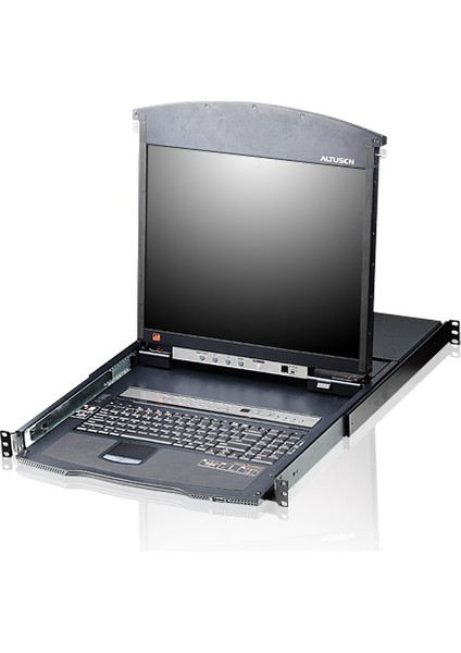 8-Port Cat 5 High-Density Dual Rail LCD Kvm Switch