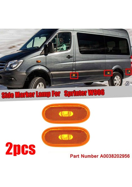 Sprinter W906 2006-2018 Için 2x Araç Yan Işaret Lambası A0038202956 Sinyal Mesafe Lambaları (Yurt Dışından) fırsatları