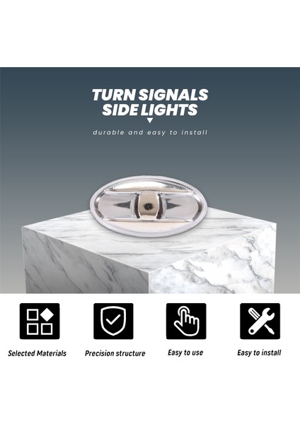 C2 Elysee 307 206 Için 2 Adet Araç Dönüş Sinyal Lambası Yan Lambaları (Yurt Dışından) fırsatları