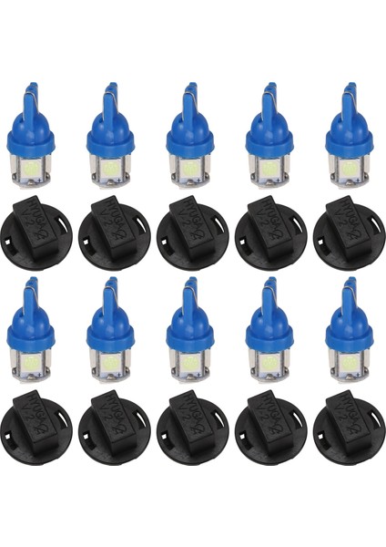 T10 194 168 LED Ampul PC194 PC195 PC160 PC168 Gösterge Paneli Gösterge Paneli Buz Mavisi 10 Adet (Yurt Dışından) fiyatları