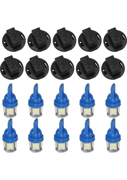 T10 194 168 LED Ampul PC194 PC195 PC160 PC168 Gösterge Paneli Gösterge Paneli Buz Mavisi 10 Adet (Yurt Dışından) modelleri