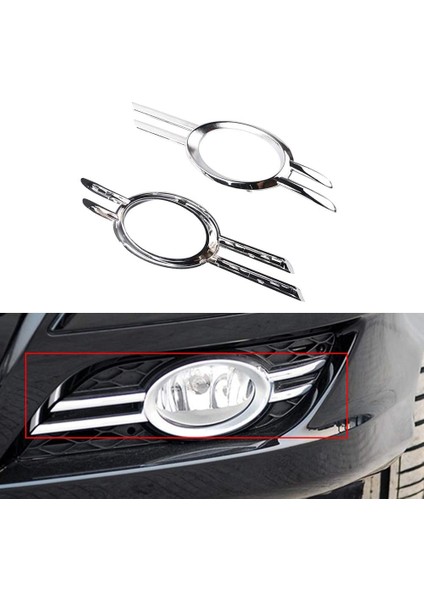 Araba Ön Sol ve Sağ Krom Tampon Sis Farı Izgaraları - W211 E320 07-09 A2118851174 A2118851274 (Yurt Dışından) fiyatları