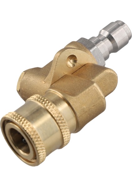 Yüksek Basınçlı Yıkama Makinesi Nozulu Için Hızlı Bağlantılı Döner Bağlantı Parçası 4500 Psi, 1/4 Inç, Güncellenmiş 90 Derece (Yurt Dışından)