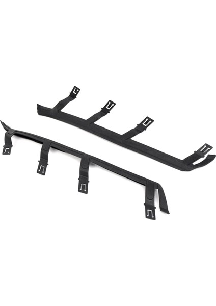 Çift Siyah Ön Far Contası Üst Braketi X3 E83 2004-2010 63126939273 63126939274 Için Uygundur (Yurt Dışından)