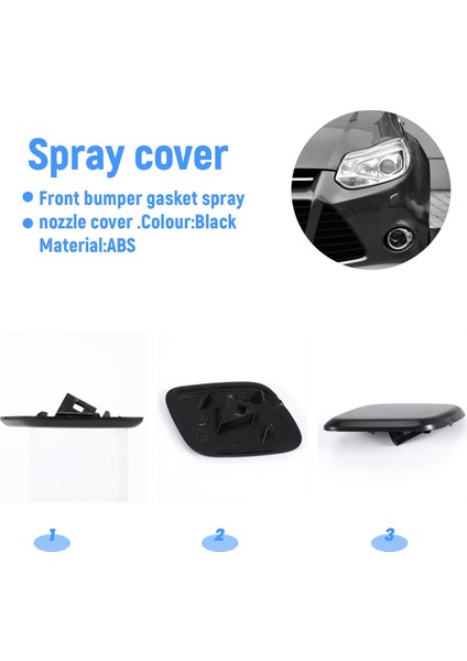 Focus Mk3 2012-2014 Ön Tampon Far Lambası Su Jeti Kapağı (Sol) (Yurt Dışından) fırsatları