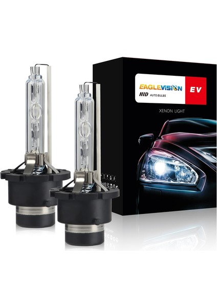 D4S Hıd Ampuller, Xenon Far Yedek Ampulü 35W 6000K Beyaz Uzun Kısa Far, 2'li Paket (6000K) (Yurt Dışından) fiyatları