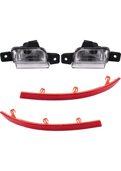 2009-2017 Araç Arka Tamponu Geri Vites Fren Lambası Kuyruk Isıtma Sinyal Reflektör Lambası (Yurt Dışından)