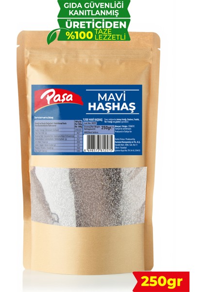 Mavi Haşhaş 250 gr