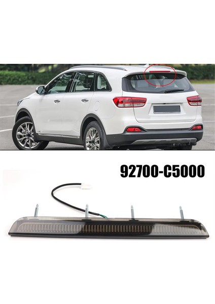 Sorento 2016-2020 Için Arka Üçüncü Fren Lambası Stop Lambası 92700C5000 Yüksek Montajlı 3. Parça 92700-C5000'I Değiştirin (Yurt Dışından) fiyatları