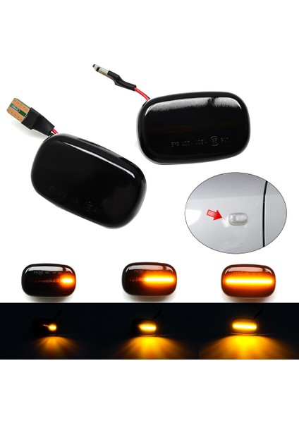 Celica T19 T20 23 Için Araba Dinamik LED Yan Sinyal Lambası Dönüş Sinyali (Yurt Dışından) fiyatları