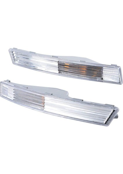 Ön Tampon Yan Dönüş Sinyal Lambası Kapağı Uyumlu - B6 2006-2010 Sedan Wagon Model 3CD953041A 3CD953042A 1 Çift (Yurt Dışından)