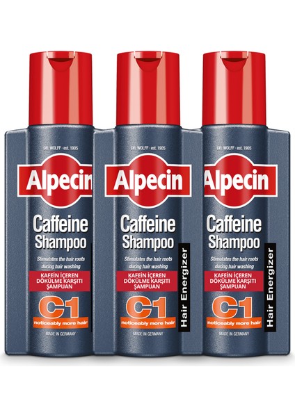 Coffein Kafein 3x Şampuan C1 250 ml