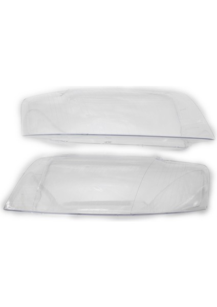 Çift Araba Far Abajuru Şeffaf Abajur Kapağı (Sol+Sağ) 8E0941029C 8E0941029D A4 Için (Yurt Dışından)