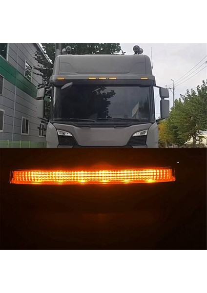 2 Adet Araba 24V LED Güneşlik Lambası Üstü 2252794 2252783 Kamyon R650 G500 S730 S500 P500 Güneşlik Işıkları Için (Yurt Dışından) modelleri