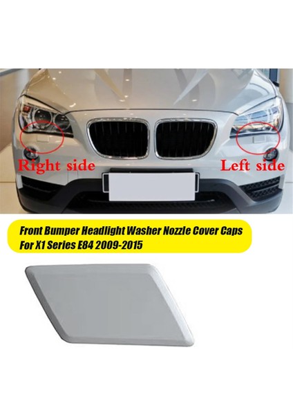 X1 Serisi E84 2009-2015 Için 2 Adet Araba Ön Tampon Far Yıkama Memesi Kapağı 51117347666 51117347661 Kapaklar (Yurt Dışından) modelleri