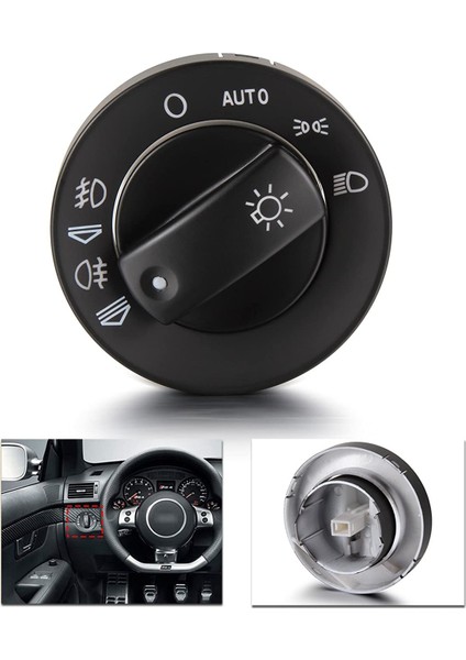 A4 S4 B6 2000-2007 Için Far Kontrol Sis Lambası Anahtarı 8E0941531 8e0 941 531D 8E0941531B (Yurt Dışından) fiyatları