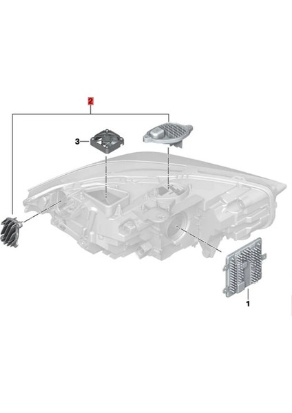 F40 F44 2019-2023 Sarı Melek Gözü Drl Modülü 63119448115, 63119448116 Için 4 Adet LED Far Kartı Çipi (Yurt Dışından) fırsatları