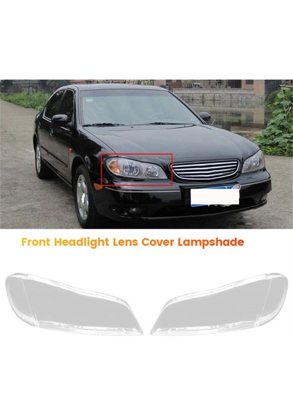 Cefiro A33 2000-2004 Araba Far Kapağı Şeffaf Abajur Tozu Için 1 Çift Ön Far Cam Kapağı (Yurt Dışından) fiyatları