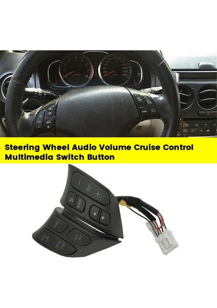 BS3E-66-4M0 Araç Direksiyon Simidi Ses ve Seyir Kontrolü Multimedya Anahtar Düğmesi 3 2006-2009 Ses Mıd Için (Yurt Dışından) fiyatları