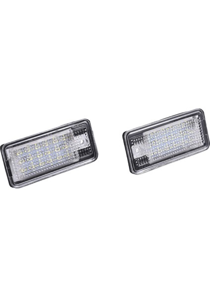 Beyaz LED Araç Plaka Lambası - A3 S3 8p A4 B6 B7 A5 A6 4f A8 S8 C6 (Yurt Dışından)
