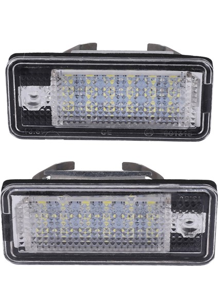 Beyaz LED Araç Plaka Lambası - A3 S3 8p A4 B6 B7 A5 A6 4f A8 S8 C6 (Yurt Dışından) modelleri