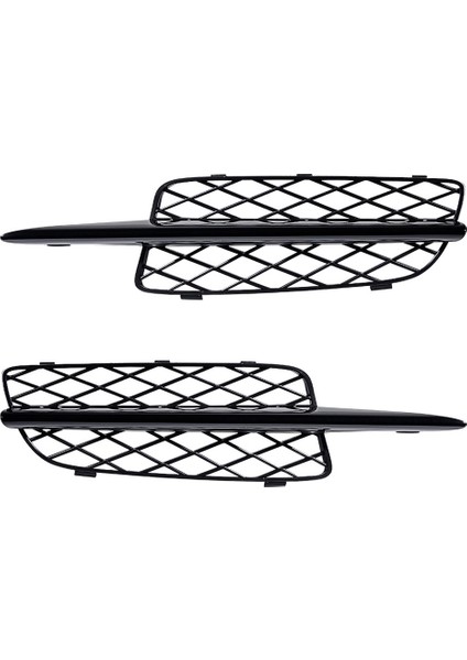 X5 E70 2007-2010 51117159593 51117159594 Için Parlak Siyah Petek Ön Tampon Alt Izgara Kapakları (Yurt Dışından)
