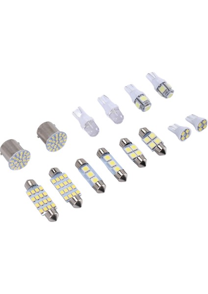 14X Beyaz LED Araç Iç Aydınlatma Kubbe Bagaj Harita Plaka Lambası Ampulleri (Yurt Dışından) fiyatları