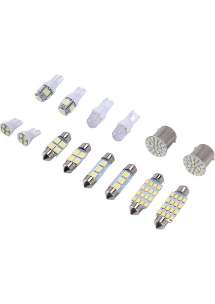 14X Beyaz LED Araç Iç Aydınlatma Kubbe Bagaj Harita Plaka Lambası Ampulleri (Yurt Dışından) modelleri