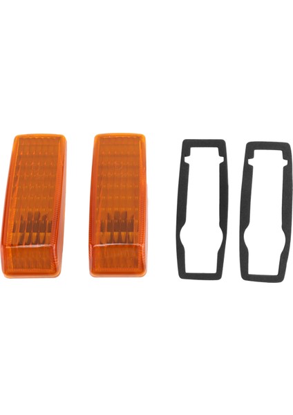 2 Adet Araba Dönüş Sinyal Lambası Gösterge Tekrarlayıcı Lamba Kapağı Sarı W124 R129 W140 W202 W201 Için (Yurt Dışından) fiyatları