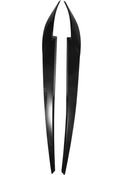 X5 X6 F15 F16 2014-2018 Parlak Siyah Için Ön Far Kapağı Far Lambası Göz Kapağı Kaş Kaplaması Abs (Yurt Dışından)