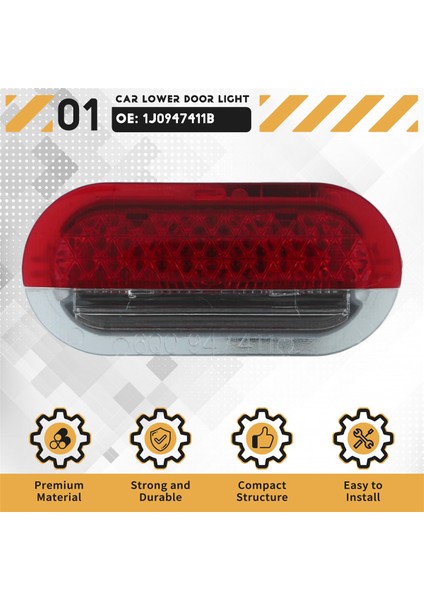 Golf Mk4 1999-2004 Için LED Araç Iç Kapı Nezaket Uyarı Lambası Işığı Kalitesi 1J0947411B 1j0 947 411 B (Yurt Dışından) fırsatları