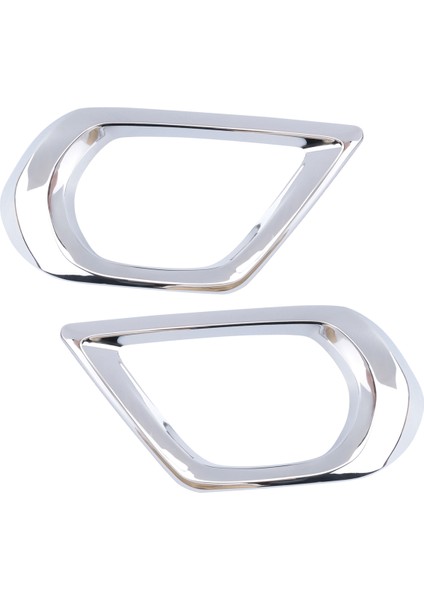 Forester Sj 2014 2015 2016 Için Krom Ön Sis Farı Lambası Tampon Sis Farı Kapağı Trim Çerçeve Kalıbı (Yurt Dışından)