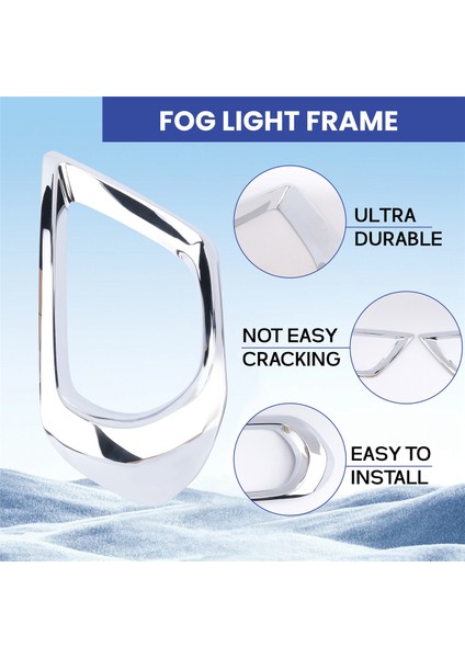 Forester Sj 2014 2015 2016 Için Krom Ön Sis Farı Lambası Tampon Sis Farı Kapağı Trim Çerçeve Kalıbı (Yurt Dışından) fırsatları