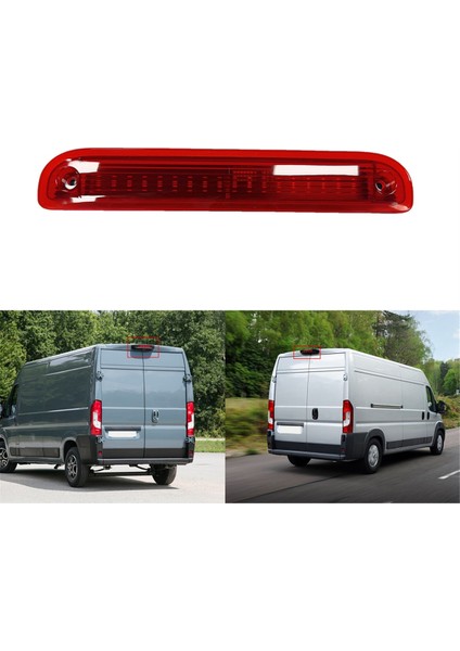Araba Üçüncü Fren Lambası Yüksek Montajlı Fren Işığı Uyarı Işığı 1340670080 Fiat Ducato Citroen Relay Peugeot Boxer Red (Yurt Dışından) indirimleri