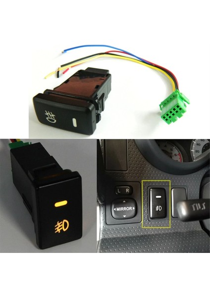 Prado 120 Cruıse LC76 LC78 Ön Sis Farı Için LED Işık Anahtarı (Yurt Dışından) indirimleri