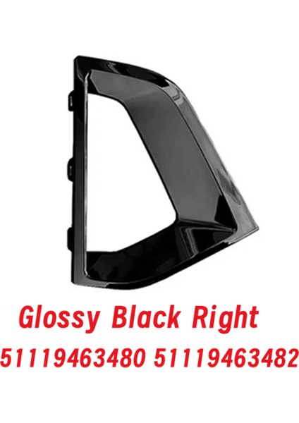 5 Serisi G38 G30 G31 21-24 Hava Kanalı Fren Trim Kasa Çerçevesi 51119463482 Sağ Için Araç Ön Tampon Izgara Kapağı (Yurt Dışından) modelleri