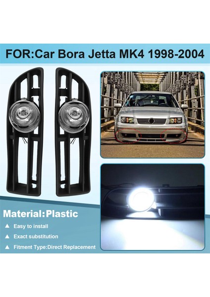 Mk4 1998-2004 Için Ön Alt Tampon Sis Farı Grubu, Anahtar Kablo Demeti ile Lamba Kapağı Izgarası (Yurt Dışından) fırsatları